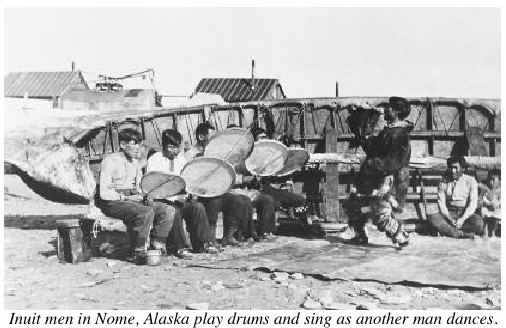Inuit drummers