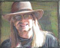 Paul Painting 2 Paul Robear - Sketch by Laura Lee